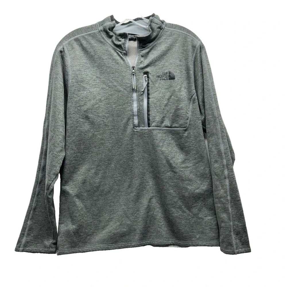 The North Face Men's Grey Medium Canyon Lands 1/2 Zip Pullover Jacket (E6)